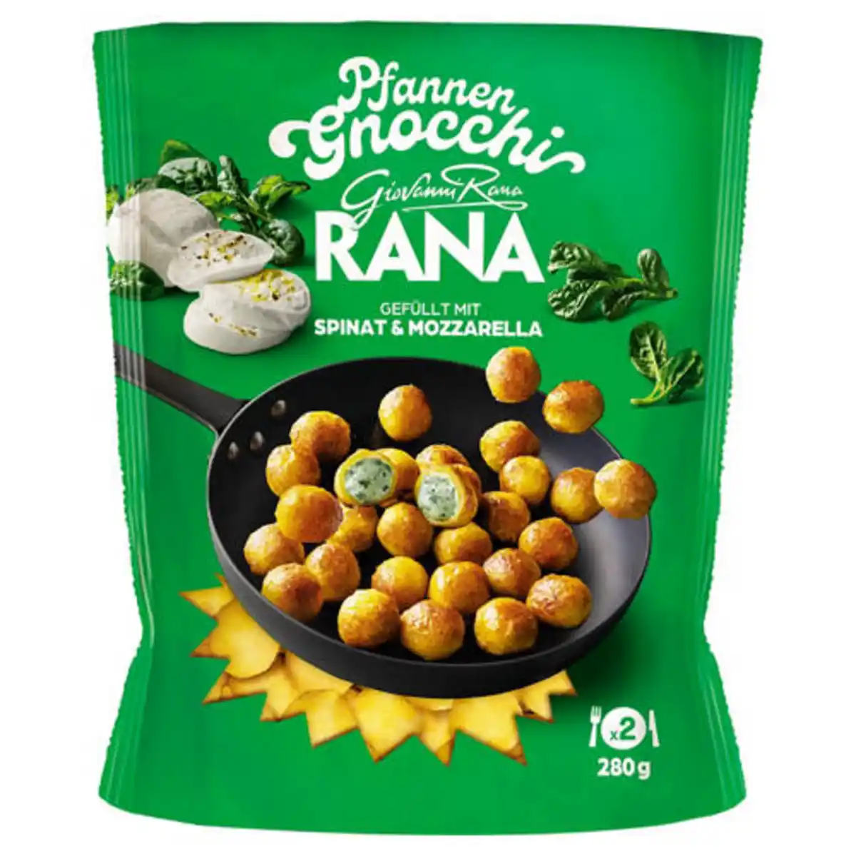 Bild 1 von RANA Pfannen Gnocchi 280 g, Spinat-Mozzarella