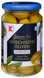 K-GOLD EDITION Griech. Oliven, 290 - 350-g-Glas