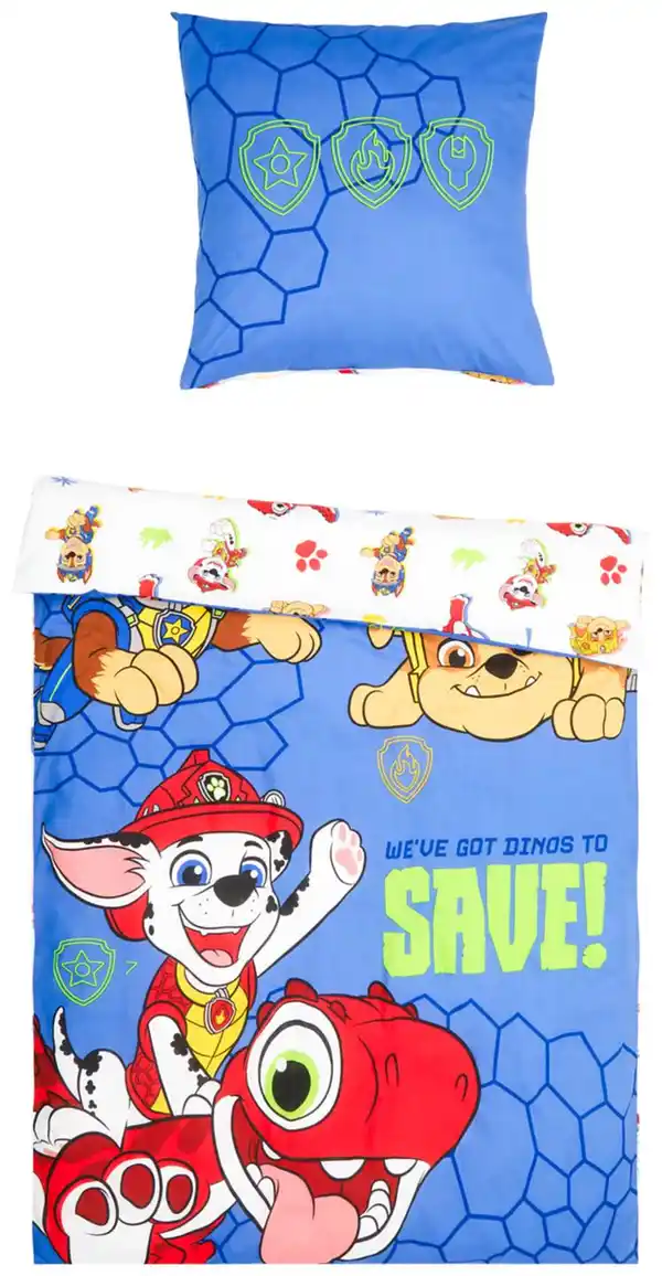 Bild 3 von Bettwäsche-Set »PAW Patrol - Dino Movie«, 2-teilig