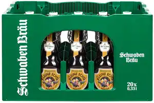 SCHWABEN BRÄU Das kleine Echte, Ka. 20 x 0,33-l-Fl.