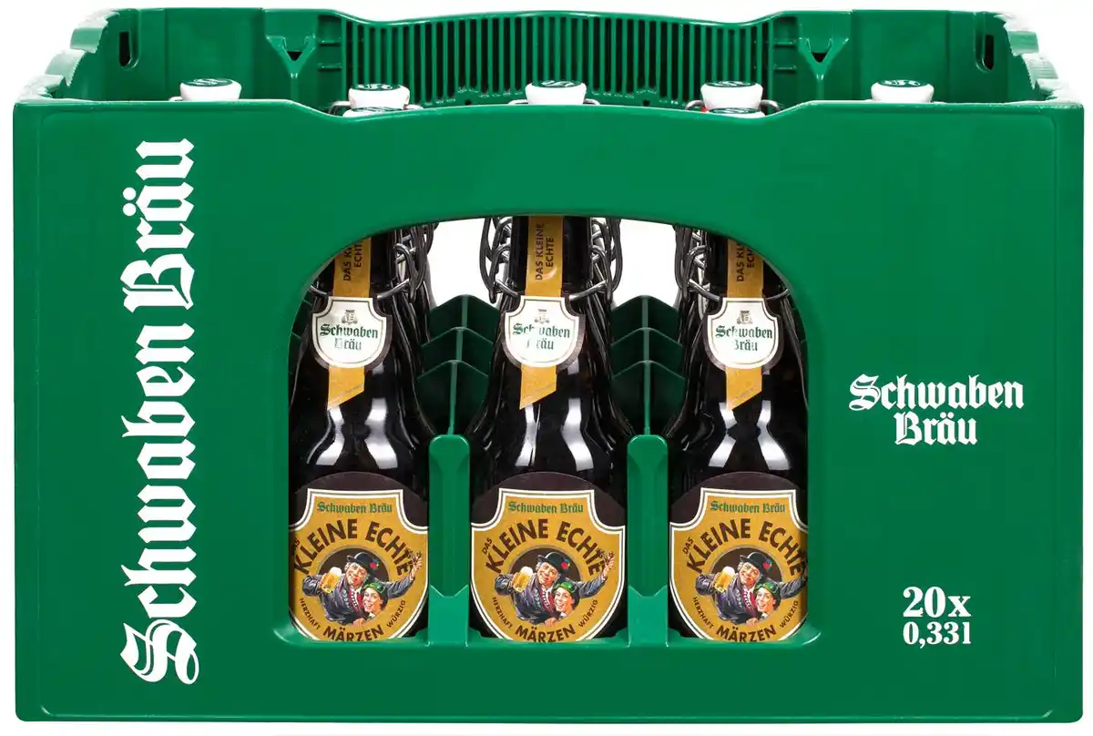 Bild 1 von SCHWABEN BRÄU Das kleine Echte, Ka. 20 x 0,33-l-Fl.