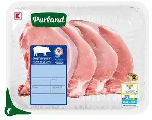 K-PURLAND Schweinekotelett, 4 St. = 700-g-Packg.