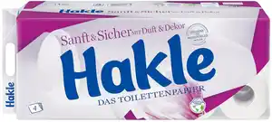 HAKLE Toilettenpapier Sanft & Sicher, Packg. = 20 x 130 Blatt