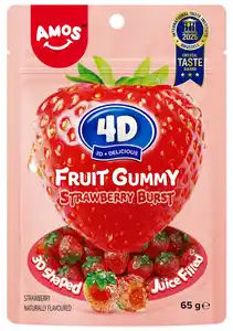 AMOS Fruchtgummi, 65-g-Packg.