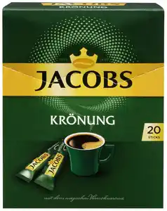 JACOBS Krönung Instantkaffee, 20 St. = 36-g-Packg.