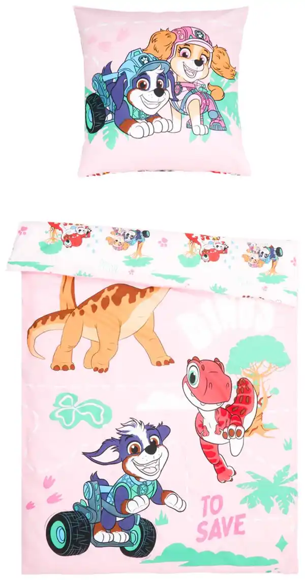 Bild 2 von Bettwäsche-Set »PAW Patrol - Dino Movie«, 2-teilig