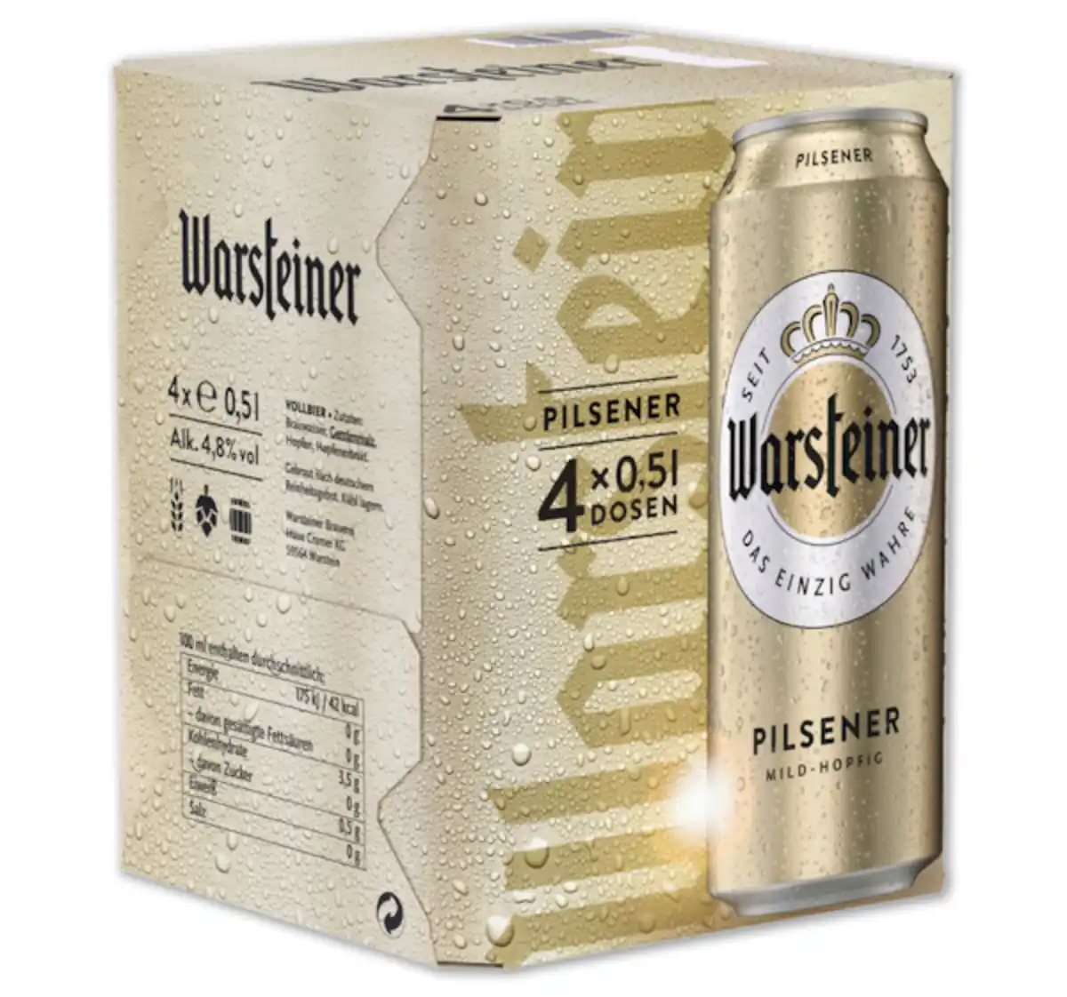 Bild 1 von WARSTEINER Pils*