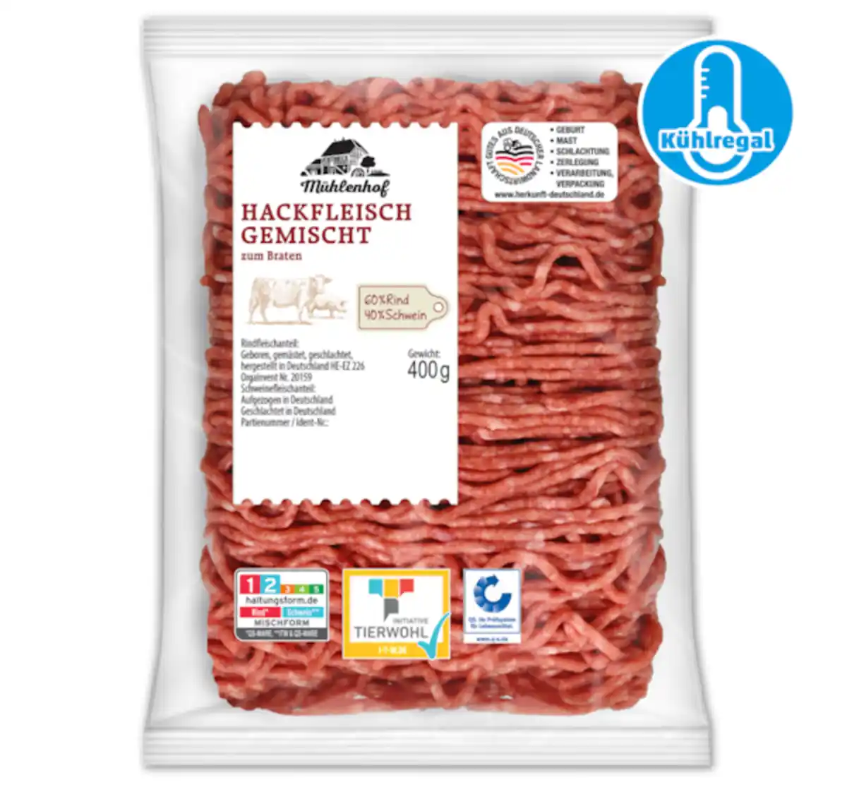 Bild 1 von MÜHLENHOF Frisches Hackfleisch, gemischt