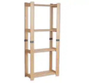 Schwerlast-Schraubregal aus Holz