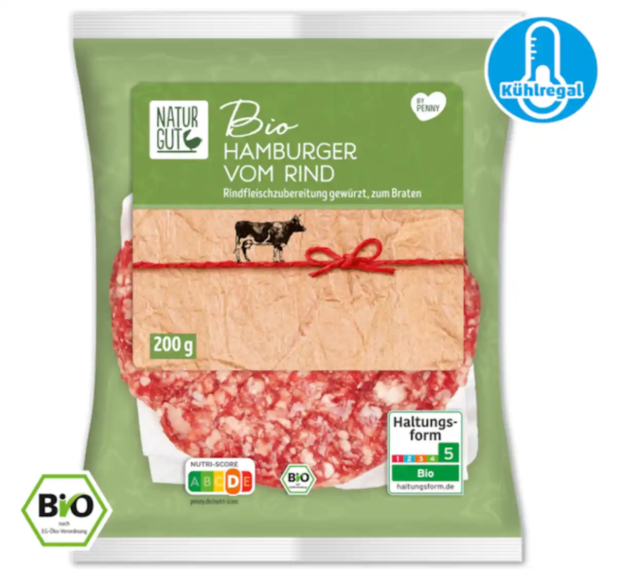 Bild 1 von NATURGUT Frische Bio Burger-Patties