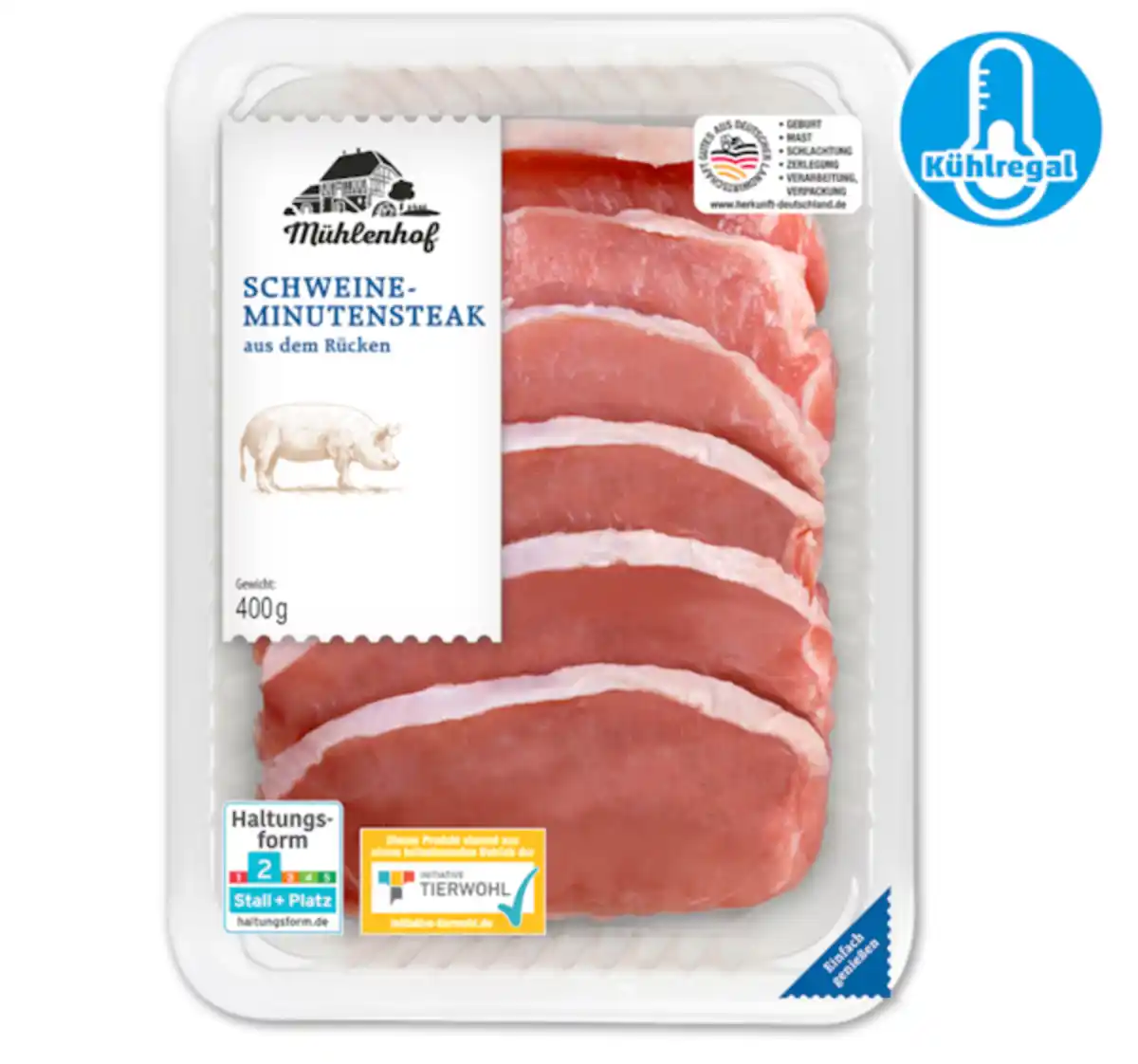 Bild 1 von MÜHLENHOF Frische Schweine-Minutensteaks