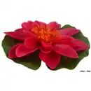 Bild 1 von GARDENA Seerose Kunststoff Ø13 cm rot, 12 Stück - B-Ware