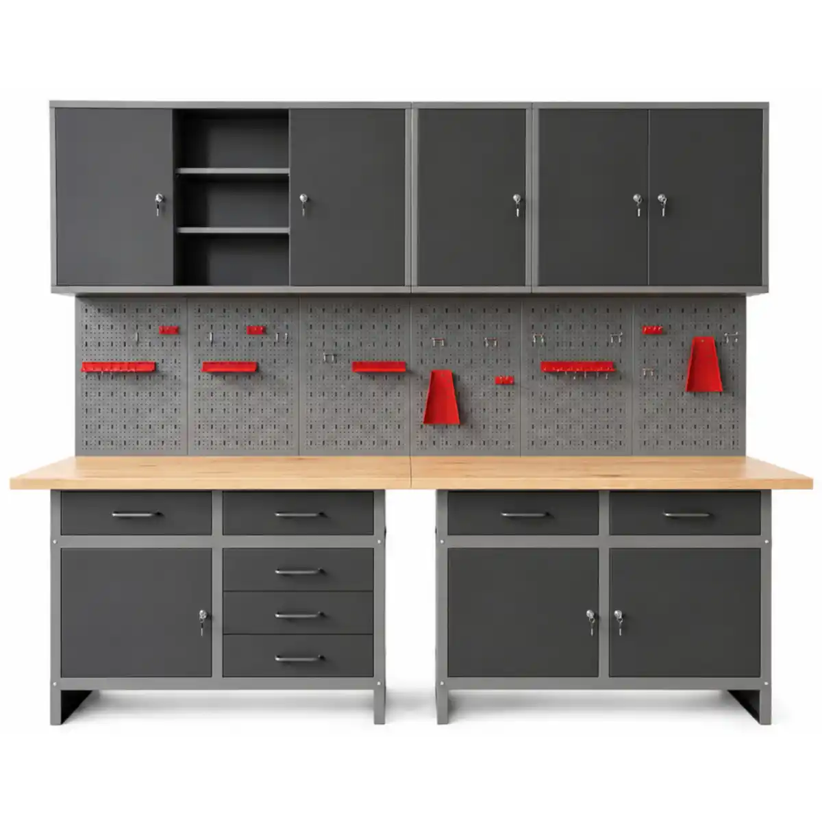 Bild 1 von Prestige Work Werkstattwand 6-teilig Metall 240 cm