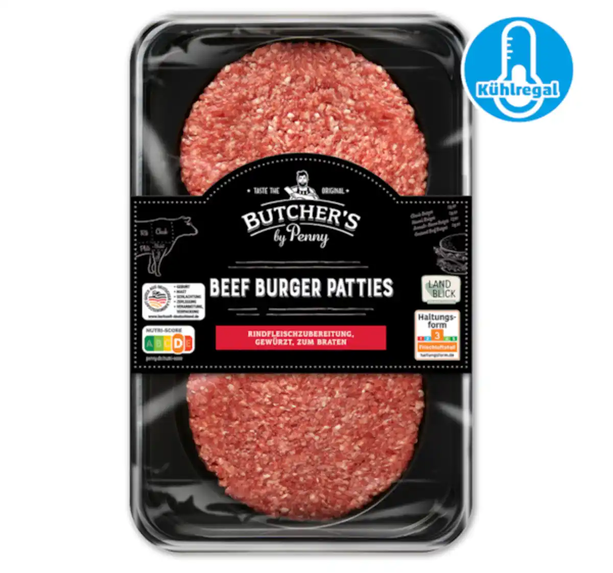 Bild 1 von BUTCHER’S Frische Beef Burger Patties