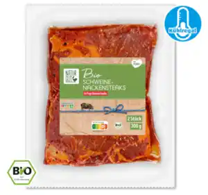 NATURGUT Frisches Bio Schweine-Nackensteaks