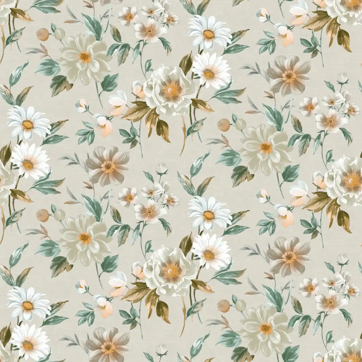 Bild 1 von Wachstuch Tischdecke Margo beige, Meterware