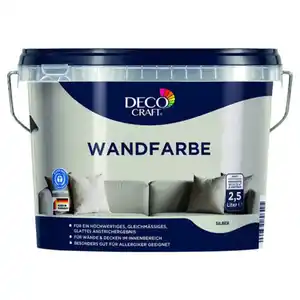 DECO CRAFT Wandfarbe, Silber