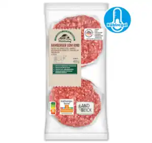 MÜHLENHOF Frische Hamburger Patties vom Rind