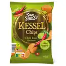 Bild 1 von SUNSNACKS Scharfe Kessel Chips 150 g, Chili-Lime