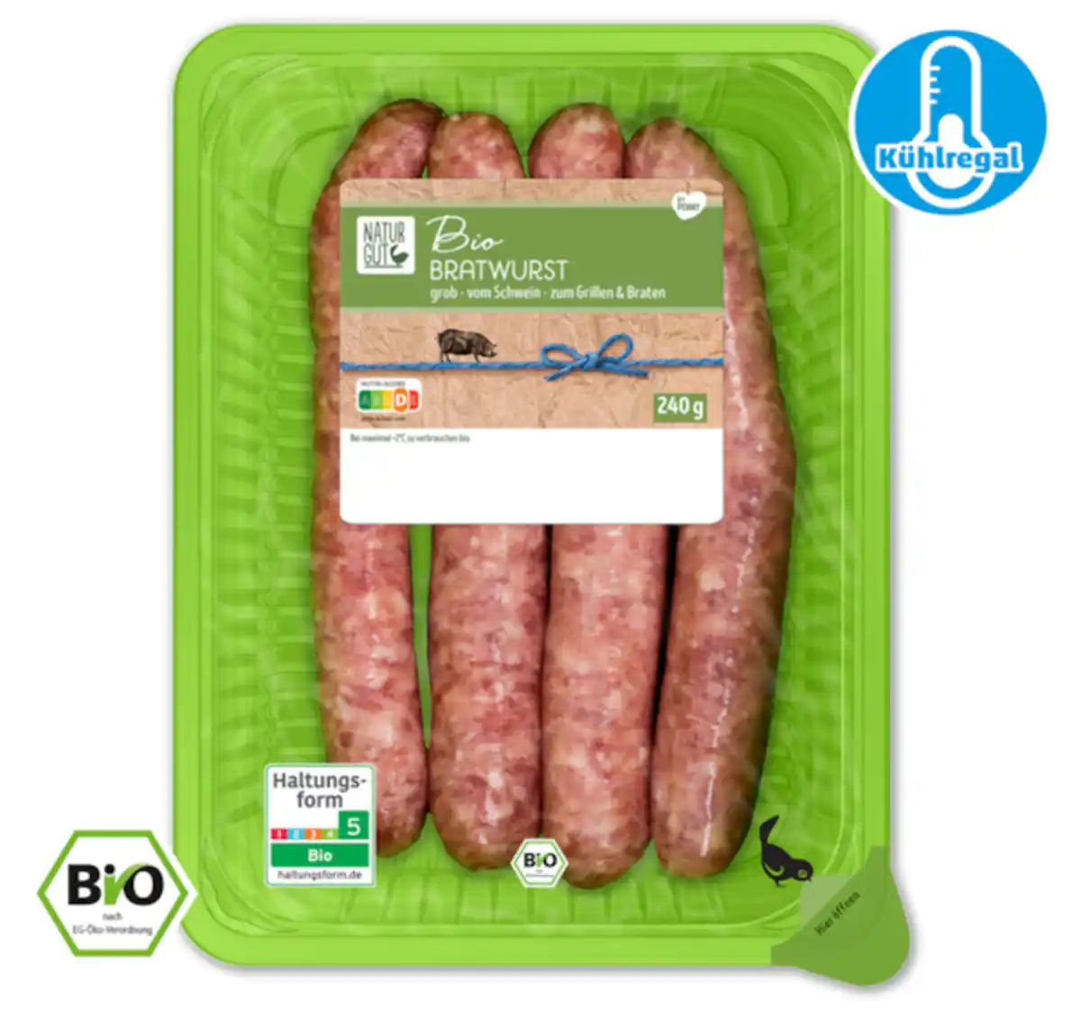 Bild 1 von NATURGUT Bio Bratwurst