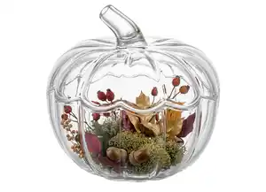 Schale „Kürbis“ Glas