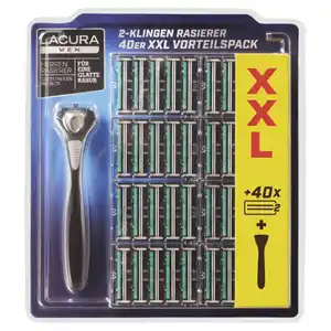 LACURA FOR MEN 2-Klingen Rasierer