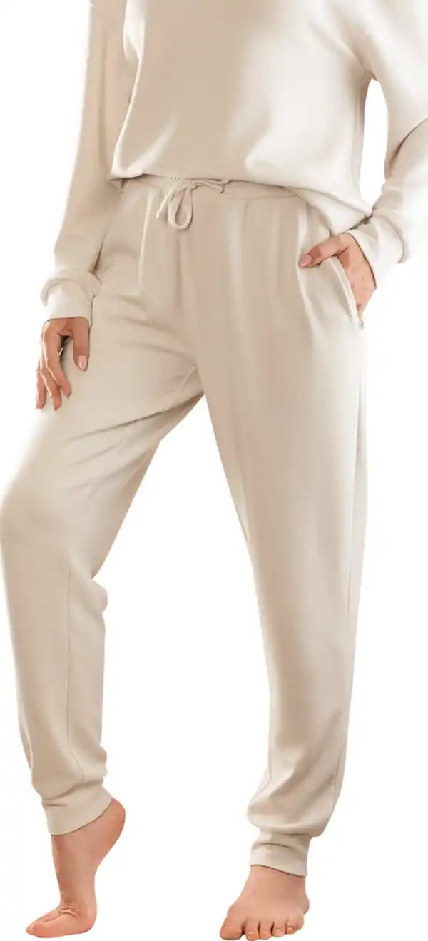 Bild 2 von IDEENWELT Lounge-Sweatshirt beige Gr. M