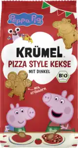Krümel Bio Kekse Peppa Pizza Style, 125 g