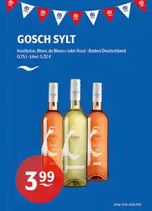 GOSCH SYLT Inselbrise Blanc de Blancs oder Rosé Baden/Deutschland