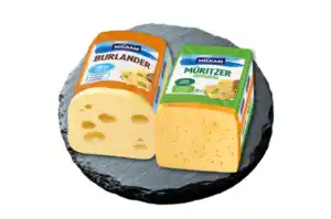 An der Bedientheke: Milram Käse