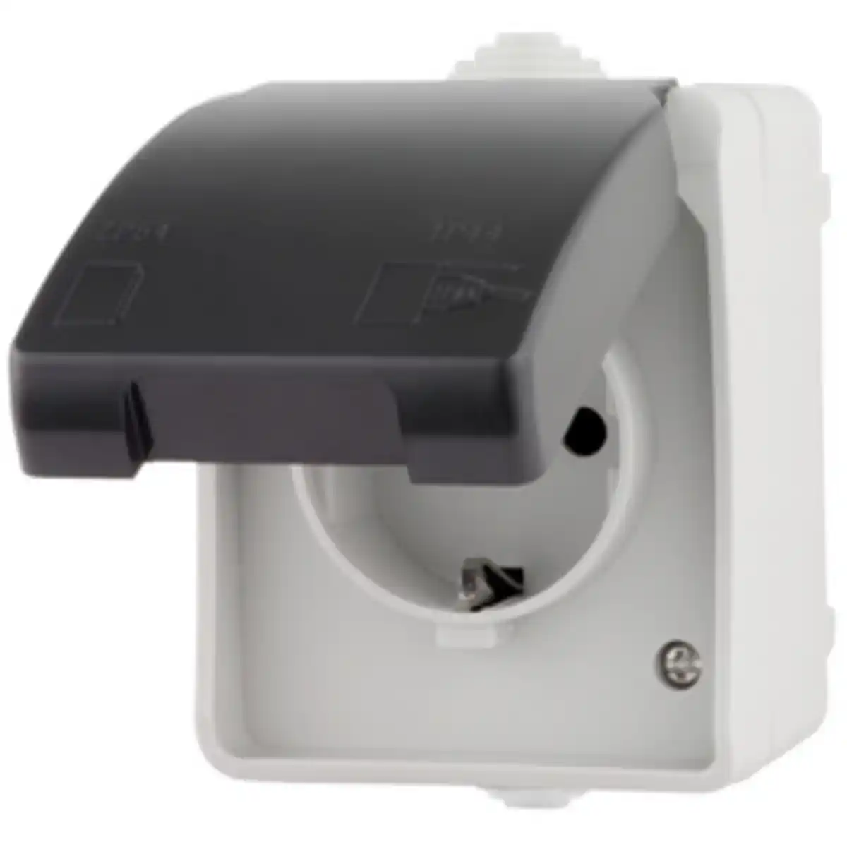 Bild 2 von DEAL! Steckdose, IP44, grau