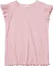 Bild 1 von ALANA T-Shirt mit Ripp-Struktur & Rüschen, rosa, Gr. 134, 1 St