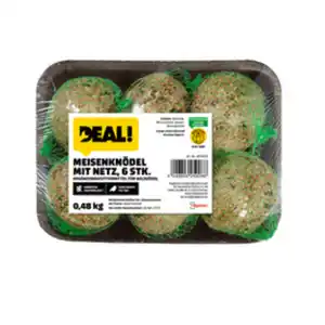 DEAL! Meisenknödel, mit Netz, 6 Stück