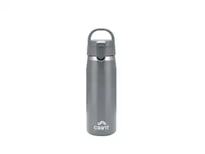 CRIVIT Edelstahl-Trinkflasche