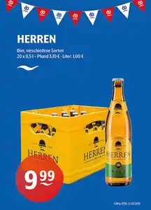HERREN Bier verschiedene Sorten