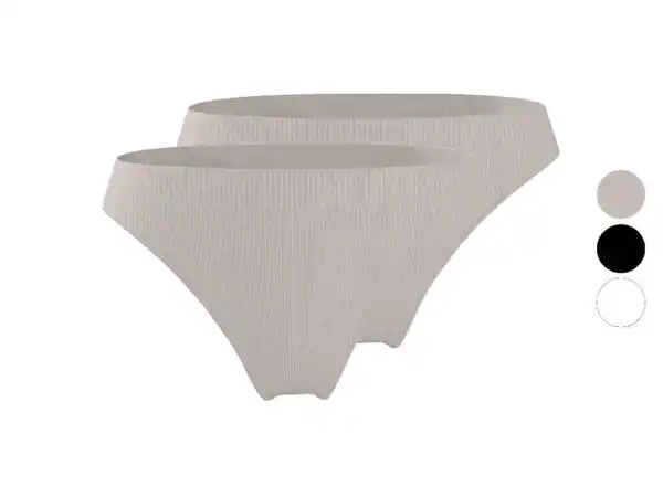 Bild 3 von ESMARA® Damen Gerippte Minislips, 2 Stück