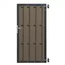 Bild 1 von Mr. GARDENER Gartentor »Ibiza «, WPC-Bohlen, BxH: 90 x 180 cm, braun, Alu pulverbeschichtet
