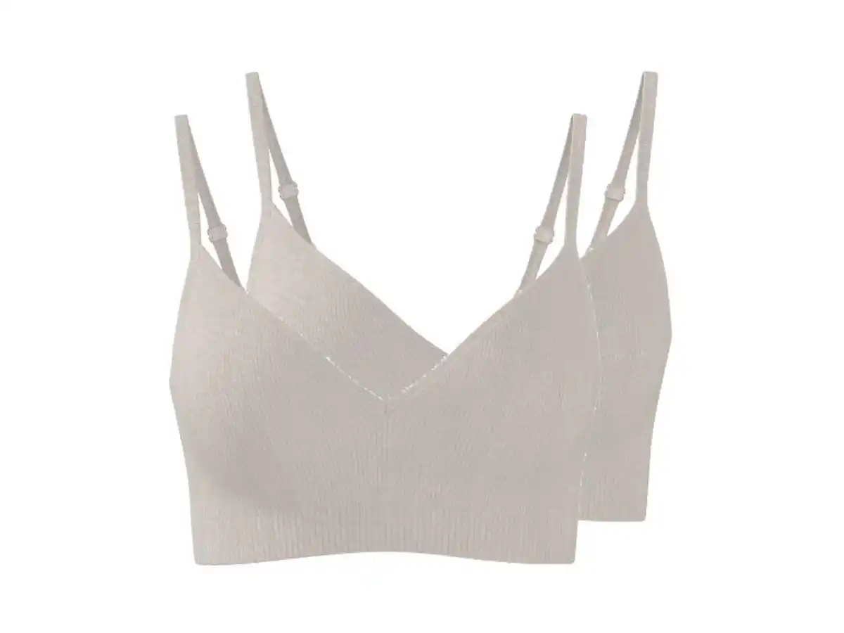 Bild 1 von ESMARA® Damen Gerippte Bustiers, 2 Stück