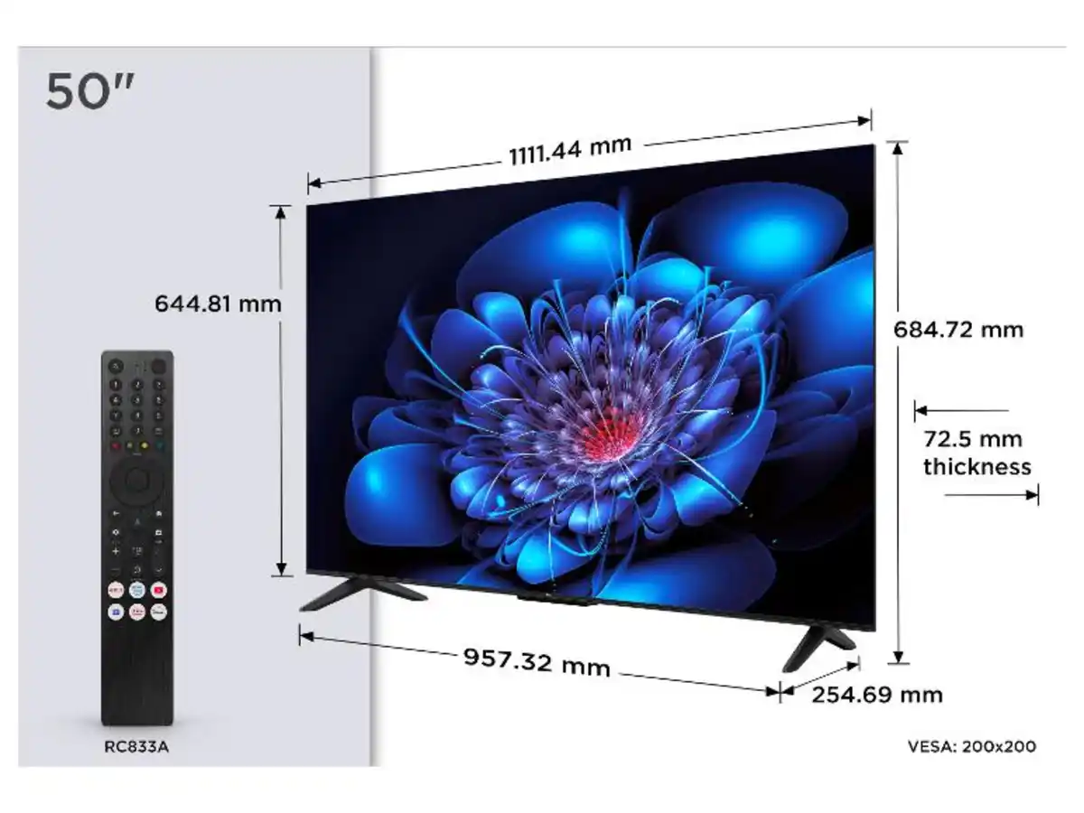 Bild 2 von TCL 50 Zoll UHD TV (50P61K)""