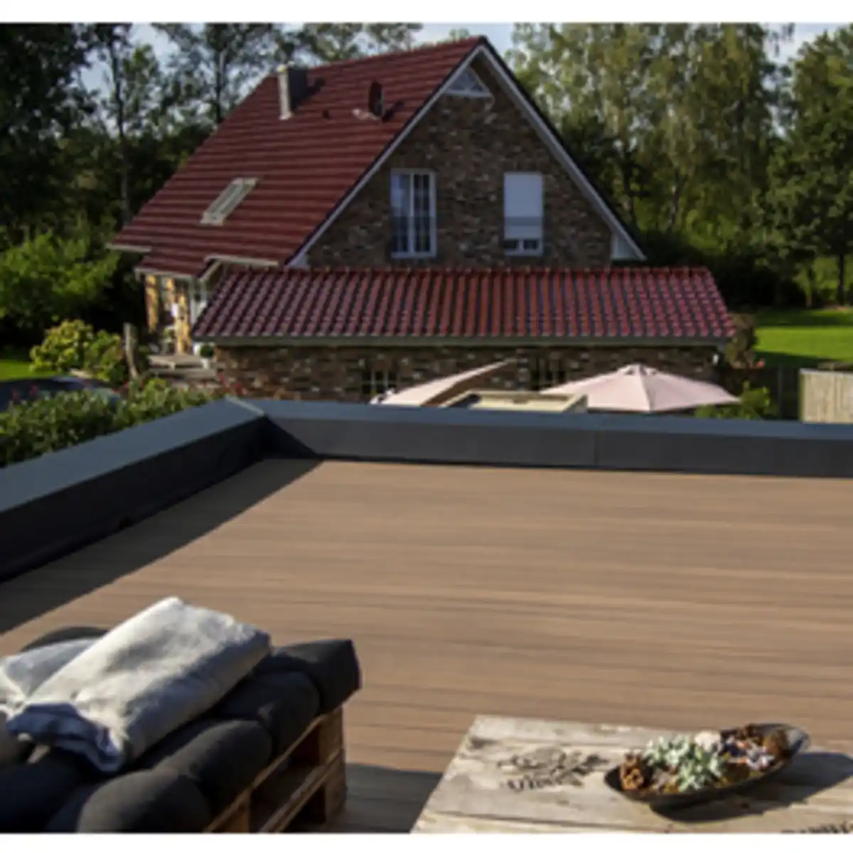 Bild 3 von Mr. GARDENER WPC-Terrassendiele, BxHxL: 140 x 22,5 x 3000 mm, co-extrudiert (ummantelt)