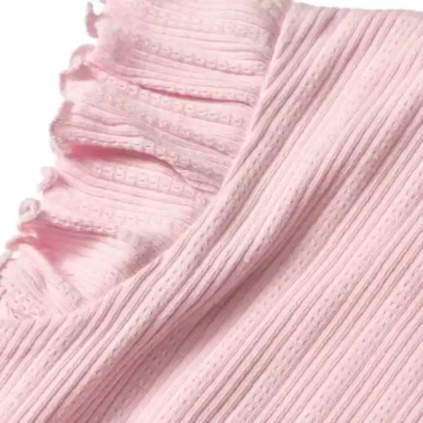 Bild 2 von ALANA T-Shirt mit Ripp-Struktur & Rüschen, rosa, Gr. 134, 1 St