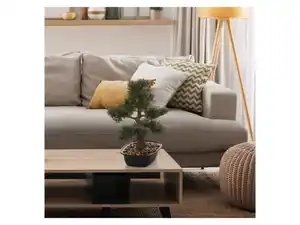 HJH OFFICE Kunstpflanze / Kunstbaum BONSAI 44 cm