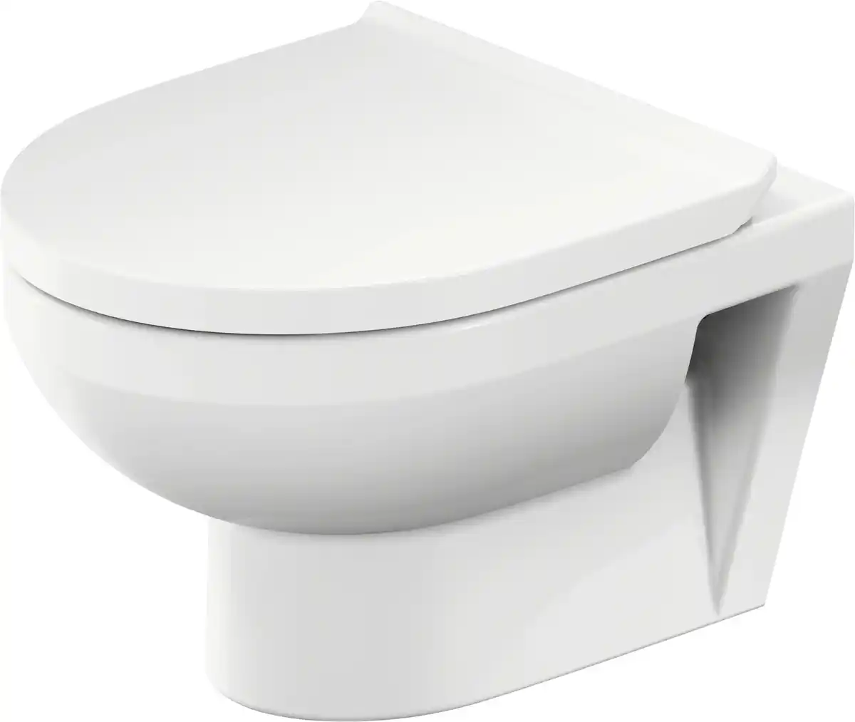 Bild 1 von Duravit Wand WC spülrandlos DuraStyle Basic Tiefspüler weiß inkl. WC Sitz