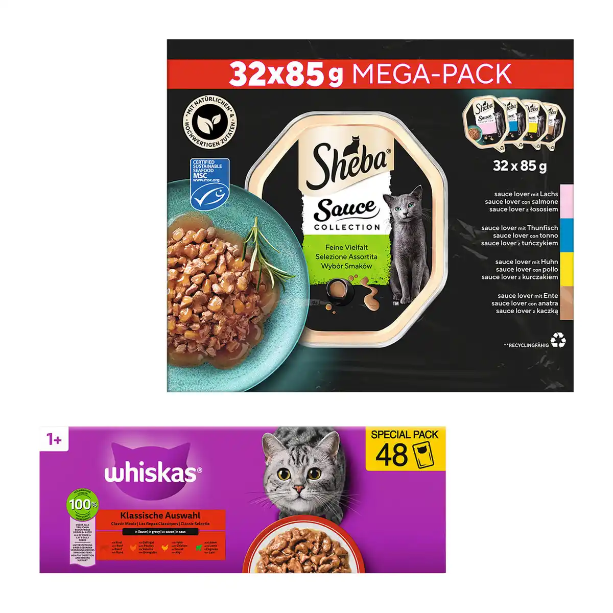 Bild 1 von SHEBA/WHISKAS Katzenfutter