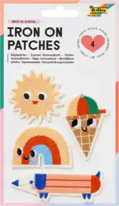 folia Textil Patches-Set Back to Summer, mehrfarbig (0,3x12,5x22 cm), 1 St