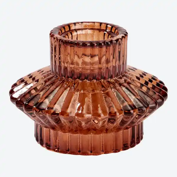 Bild 2 von Kerzenhalter aus Glas, ca. 7,8x5,4 cm