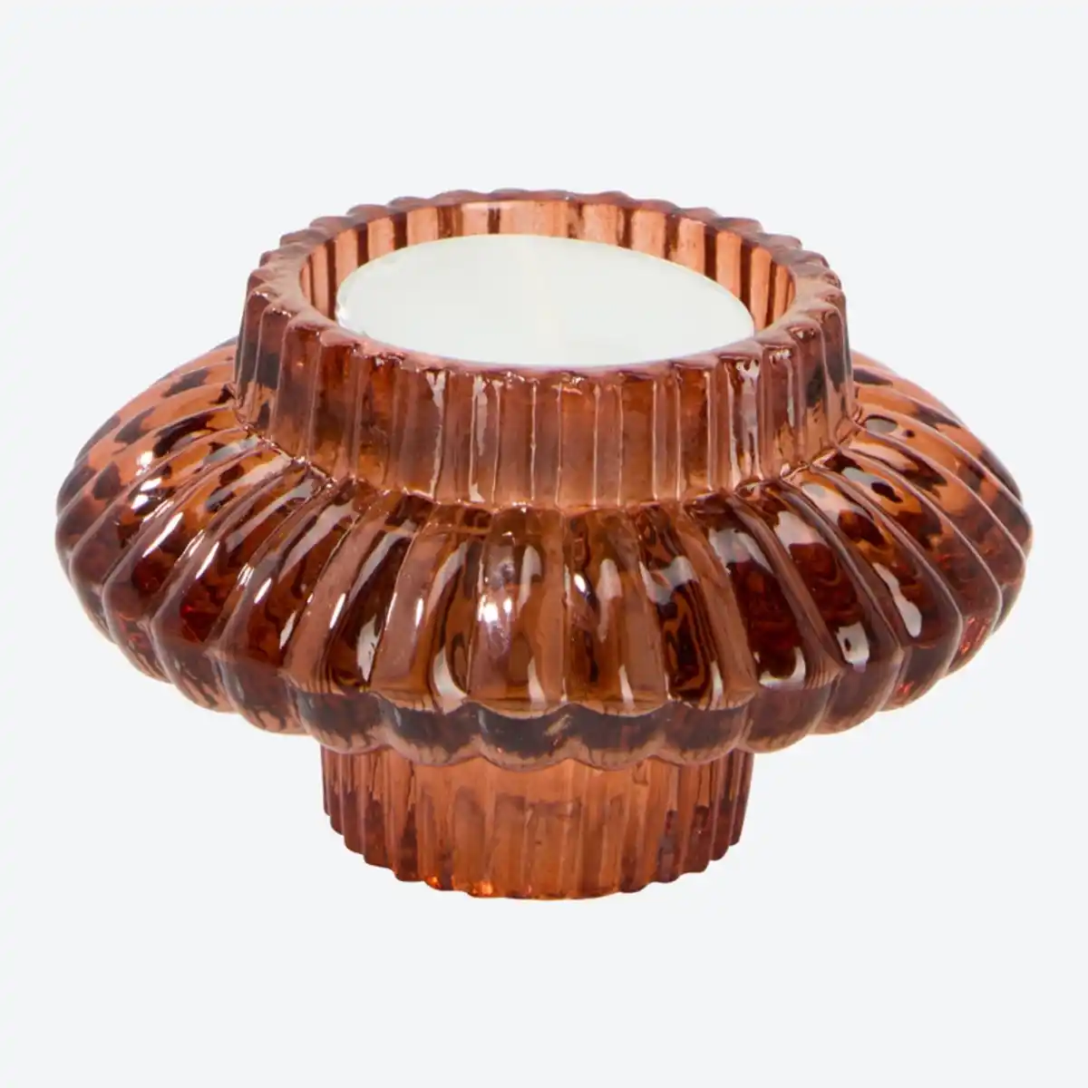 Bild 4 von Kerzenhalter aus Glas, ca. 7,8x5,4 cm