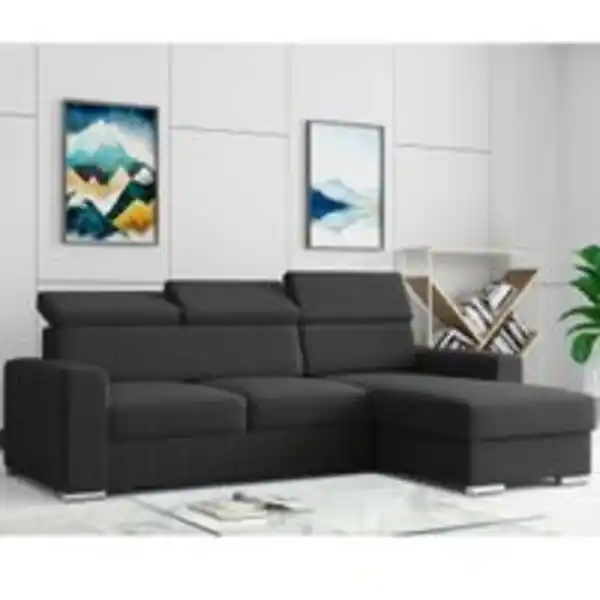 Bild 3 von Möbel Punkt Ecksofa Tokio mit Bettfunktion, ca. 203 x 127 cm - Schwarz