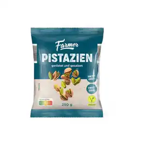 FARMER Pistazien 250 g, geröstet und gesalzen