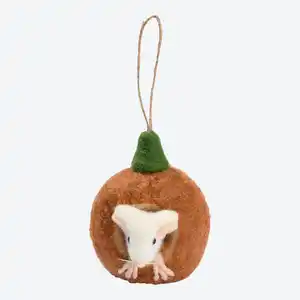 Deko-Figur "Maus", ca. 10,5x8,5x9,5 cm